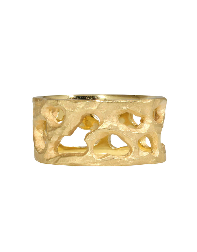 10mm Reef Ring in 18k Yellow Gold