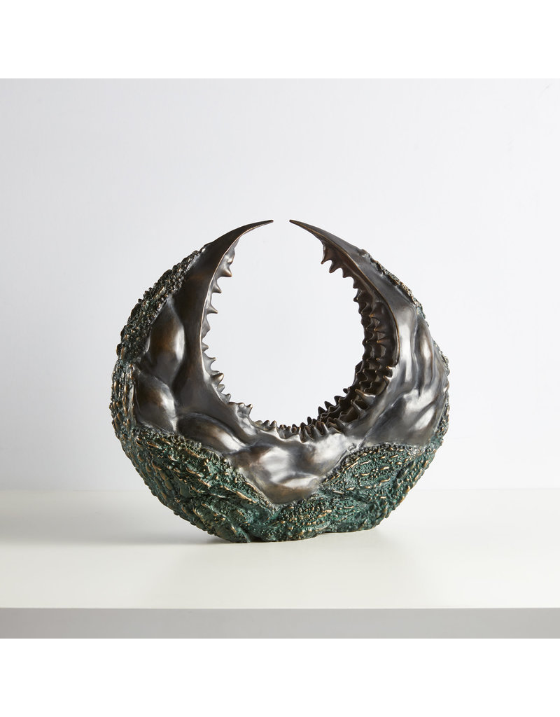 Crescent Sculpture in Bronze