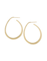 Lisa Ziff Uccello Hoop Earrings in 10k Yellow Gold