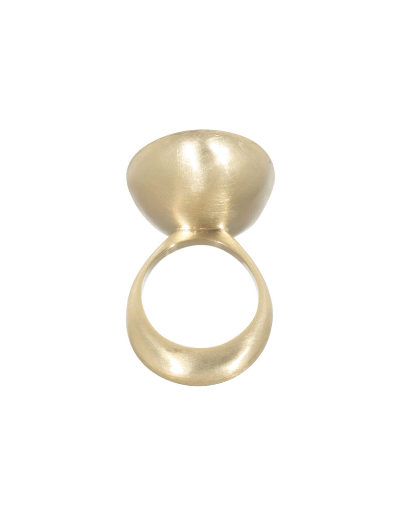 Lisa Ziff Almond Ring in 10k Yellow Gold