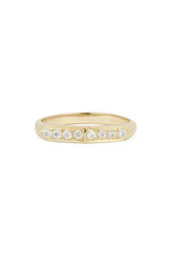ladha by Lindsay Knox Gracia Ring with White Diamonds in 14k Yellow Gold