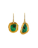 Margery Hirschey Boulder Opal Earrings in 18k Gold