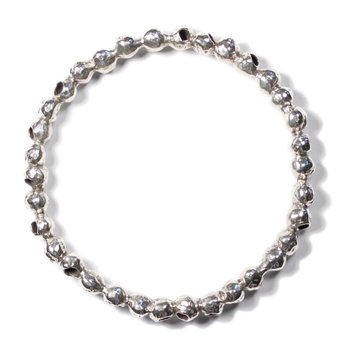 Callistemon Bangle Bracelet in Silver