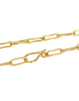 Bone Link Chain in 18k Yellow Gold (20 Gauge)