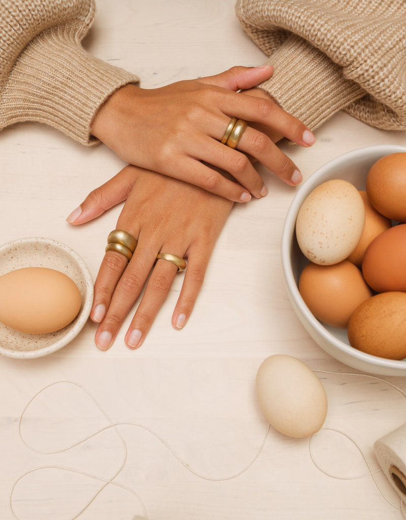 Olivia Shih 6mm Egg Ring in Silver