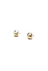 Olivia Shih Raw Talon Post Earrings in Brass