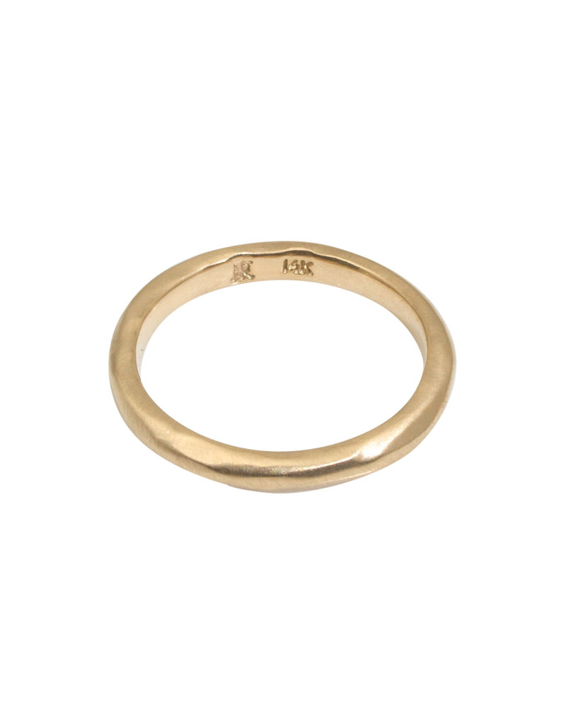 2.5mm Modeled Band in 14k Yellow Gold