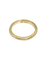 2.5mm Modeled Band in 18k Yellow Gold