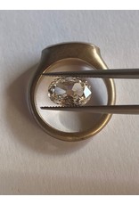 CUSTOM OMC Light Champagne Diamond Ring in 18k Warm White Gold