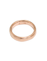 4mm Wide Facets Band in 14k Rose Gold