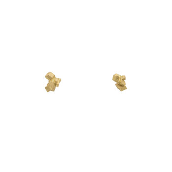 Sugar Babe Post Earrings in 18k Gold