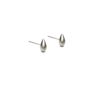 Olivia Shih Drop Post Earrings in Silver