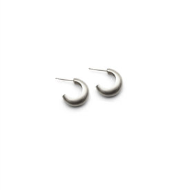 Olivia Shih Hoop Post Earrings in Silver