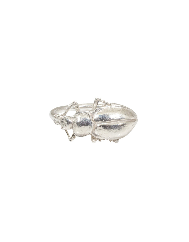 Alexis Pavlantos Pincata Beetle Ring in Silver