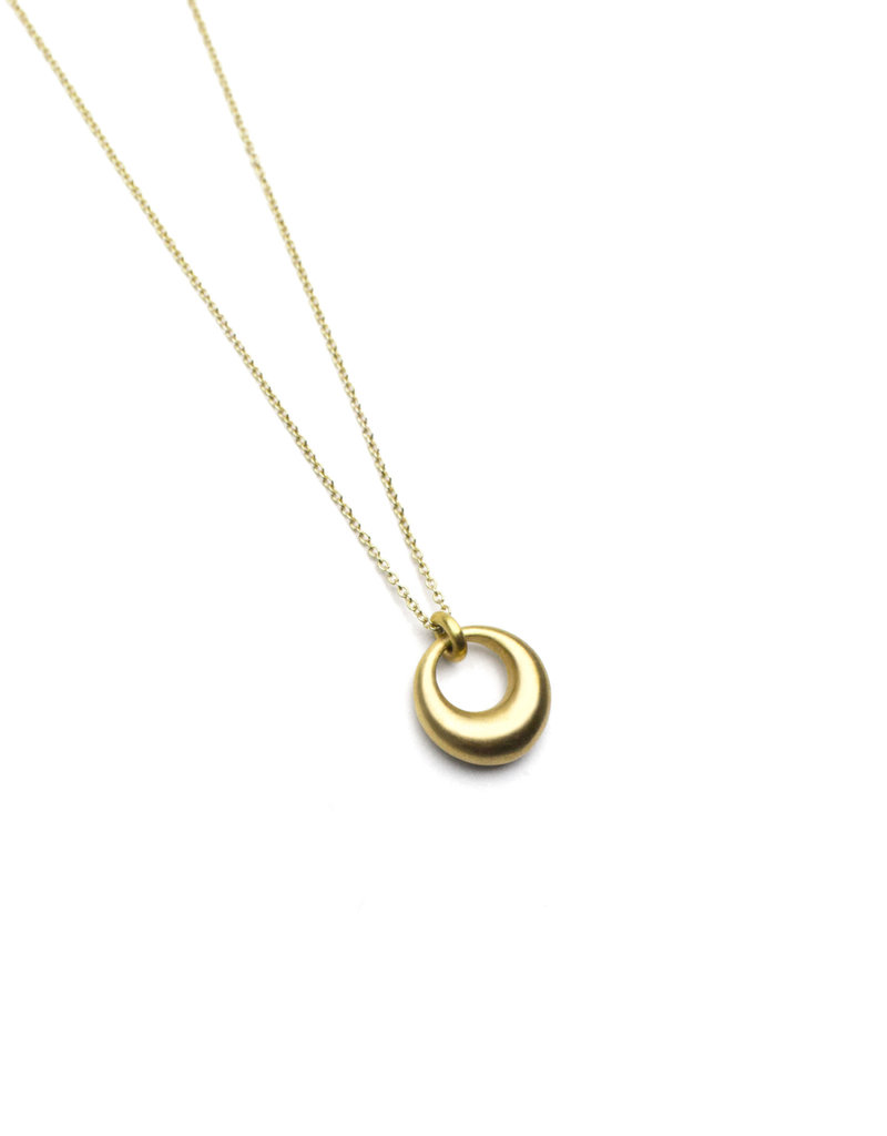 Olivia Shih Circle Pendant in 14k Yellow Gold