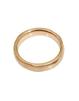 4mm Wide Facets Band in 18k Rose Yellow Gold