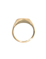 Oval Signet Ring in 14k Yellow Gold