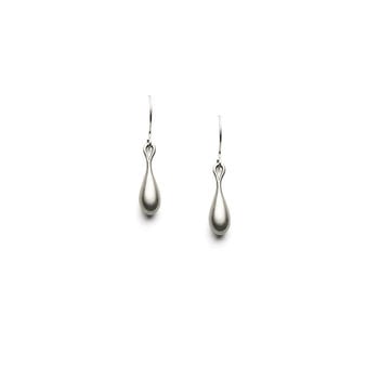 Olivia Statement Drop Earrings Silver