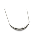 Olivia Shih Medium Curve Necklace in Silver