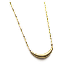 Olivia Shih Small Curve Necklace in 14k Yellow Gold