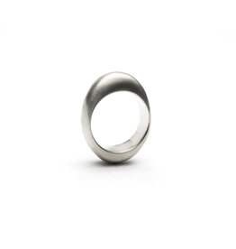 Olivia Shih 8mm Egg Ring in Silver