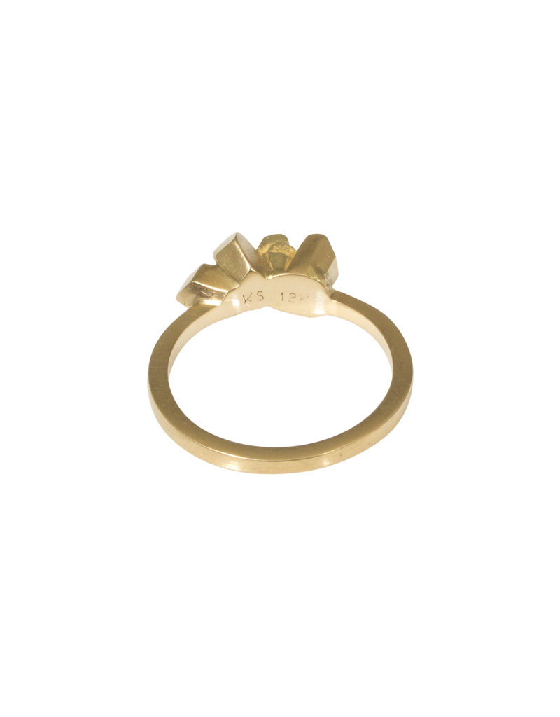 Sugar Lump Ring in 18k Gold