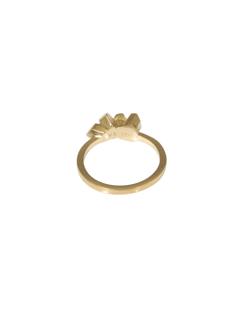 Sugar Lump Ring in 18k Gold