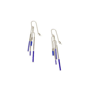 Milla Earrings in Blue