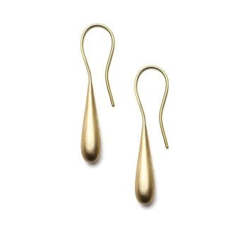 Olivia Shih Long Drop Earrings in 14k Gold