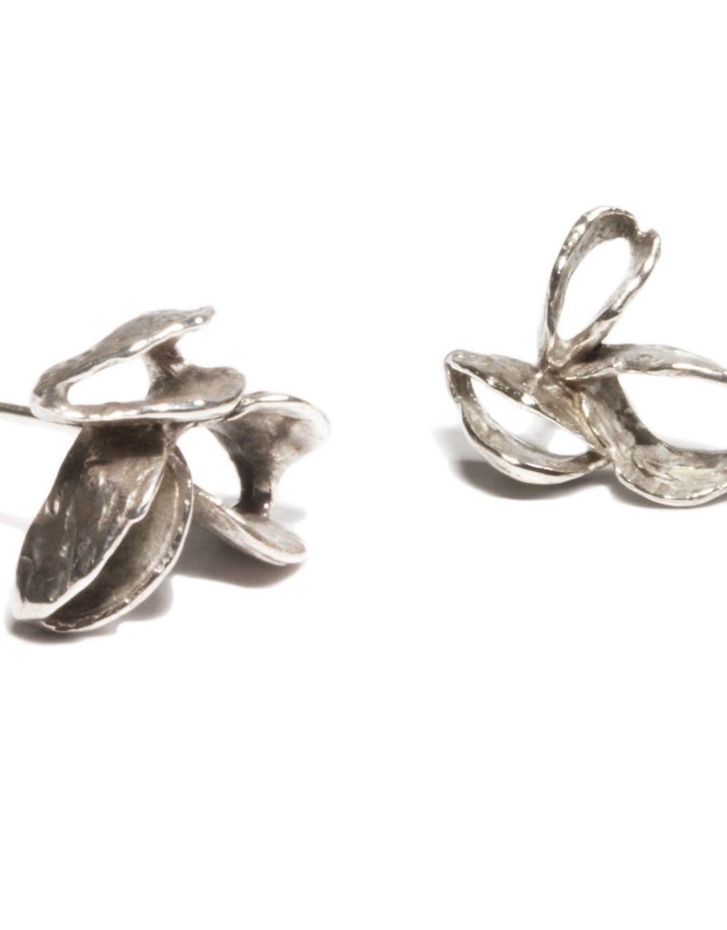 Banksia Earrings in Silver