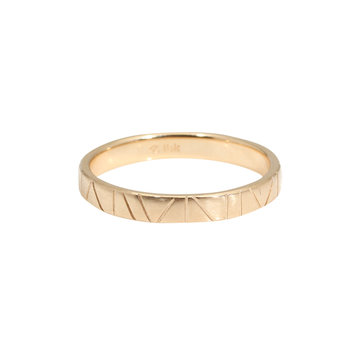 Trevi Pendro Redwood Ring in 14k Yellow Gold