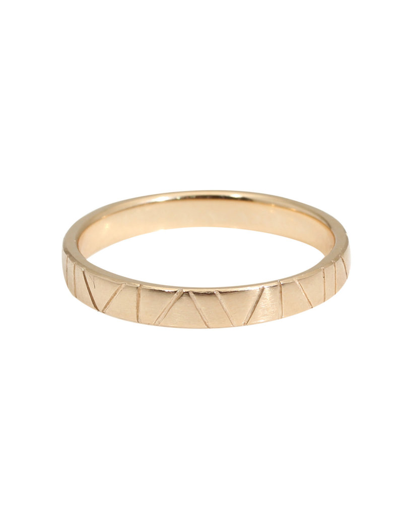 Trevi Pendro Redwood Ring in 14k Yellow Gold