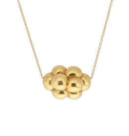 Matin Cluster Necklace in 18k Yellow Gold