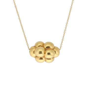 Matin Cluster Necklace in 18k Yellow Gold