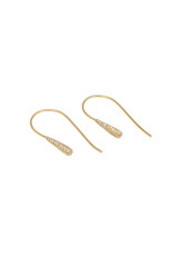 Rosée Earrings in 18k Yellow Gold with Pavé-Set Diamonds