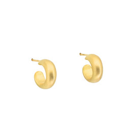 Small Hug Hoop Earring 18k Yellow Gold