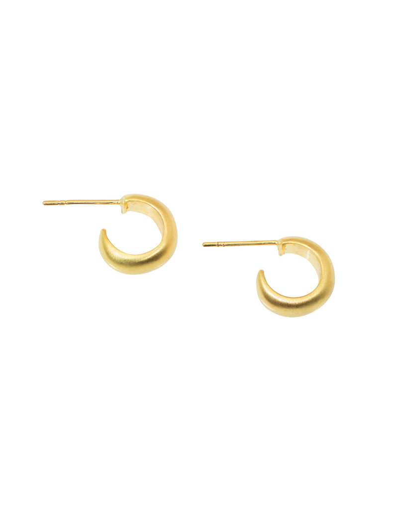 Small Hug Hoop Earring 18k Yellow Gold