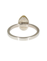 Sam Woehrmann Black Pearl Ring in Silver & 22k Gold