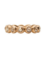 Marian Maurer Porch Band with 3.25mm Rosecut Champagne Diamonds in 18k Bronze Gold