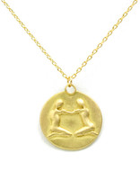 Marian Maurer Gemini Pendant in 18k Yellow Gold