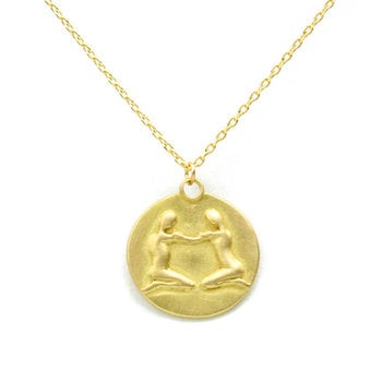 Marian Maurer Gemini Pendant in 18k Yellow Gold