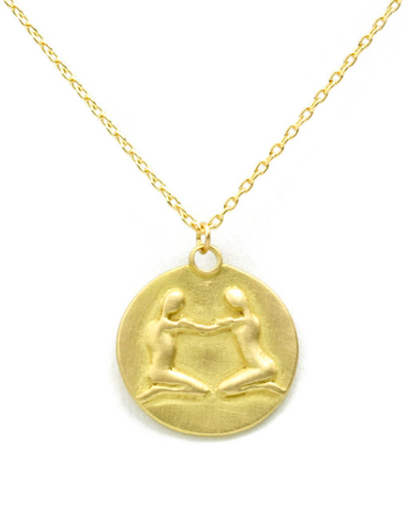 Marian Maurer Gemini Pendant in 18k Yellow Gold