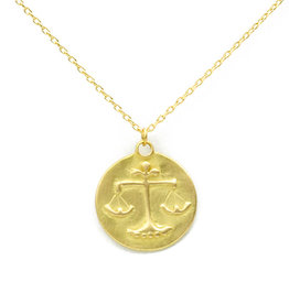 Marian Maurer Libra Pendant in 18k Yellow Gold