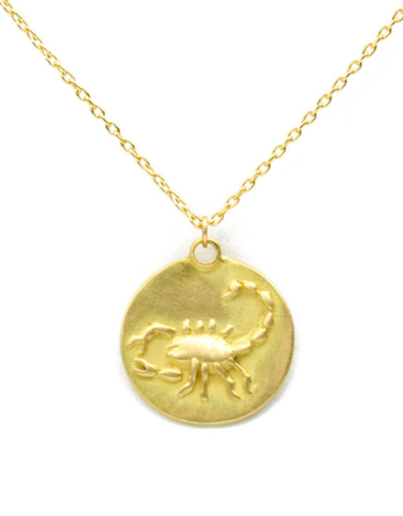 Marian Maurer Scorpio Pendant in 18k Yellow Gold