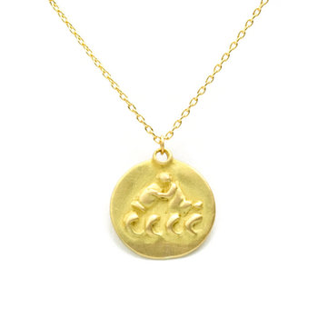 Marian Maurer Aquarius Pendant in 18k Yellow Gold