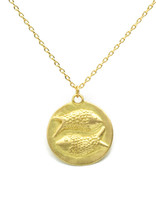 Marian Maurer Pisces Pendant in 18k Yellow Gold