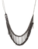 Slink Necklace in Charcoal Stainless Steel