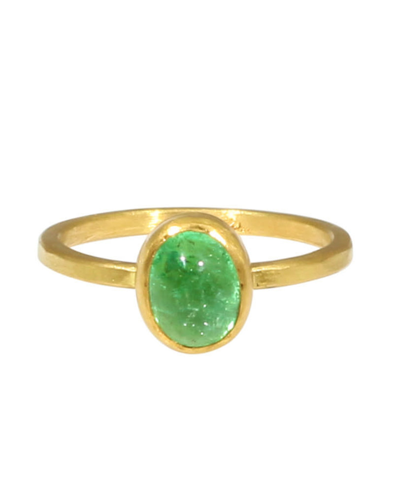 Tsavorite Garnet Ring in 22k and 20k Gold