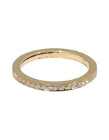 Pave Aurelia Band with White Diamonds in 14k Gold
