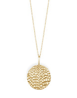 Sugar Brick Necklace in 18k Gold